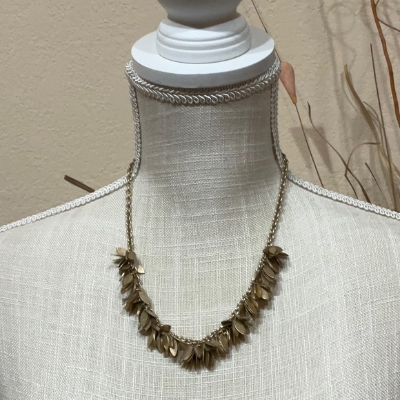 J. Crew Jewelry - J. Crew Leaf Cut Out Necklace